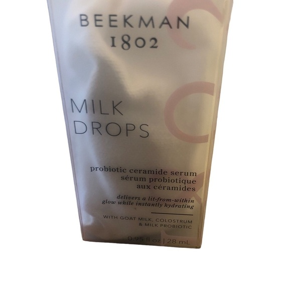 Beekman 1802 Milk Drops Probiotic Ceramide Serum W/Goat Milk 0.95 Fl oz Natural - Picture 3 of 5